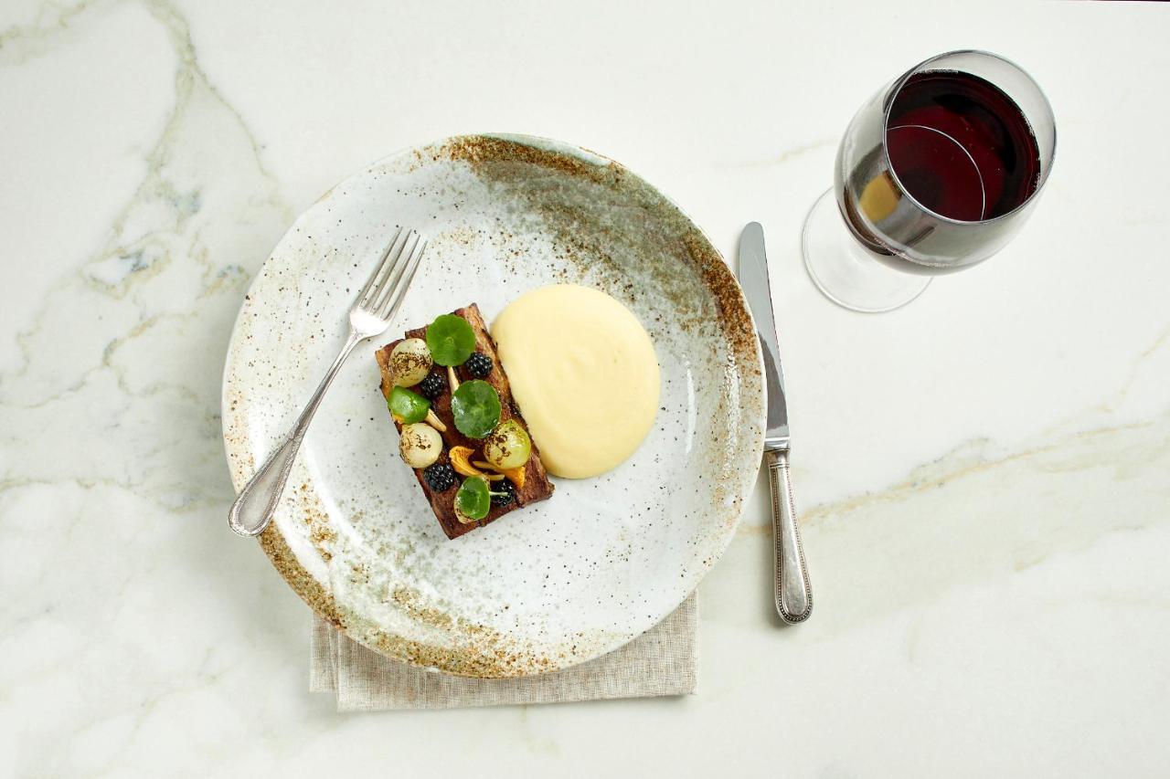 Tuddenham Mill Luxury Hotel Exterior photo A dish from the restaurant